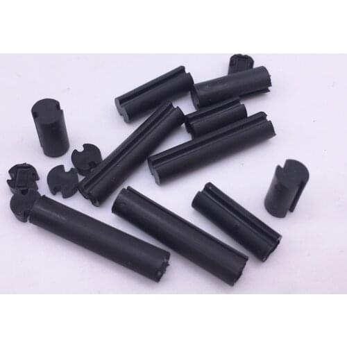 4x6.5 LED Spacer Support Hood PCB Board Mount Hardware Double Slot Black Pack 1000