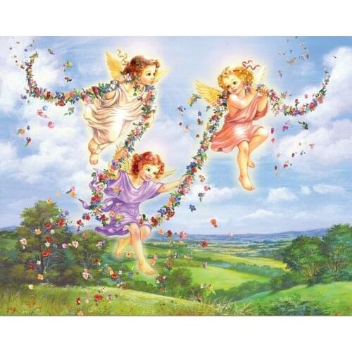 5D DIY Diamond Painting Princess Full Drill Square Diamond Embroidery Angel Picture Of Rhinestone Decor Home