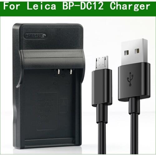 BP-DC12 BC-DC12 Digital Camera Battery Charger for Leica V-Lux 4, V-Lux 5, Q (Typ 116), Q-P Digital