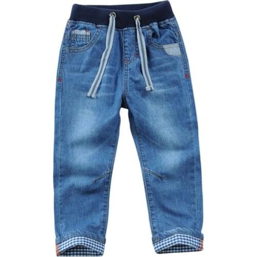 Childrens Boys Jeans Spring/Autumn Fashion Striped Design Kids Denim Pants For Teen Boy 2-14 Years Trousers LM120