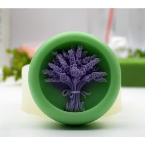Bouquet Design Homemade Bar Soap Mold Scented Candle Wax Melt Molds Gypsum Decorating Craft Silicone Mold