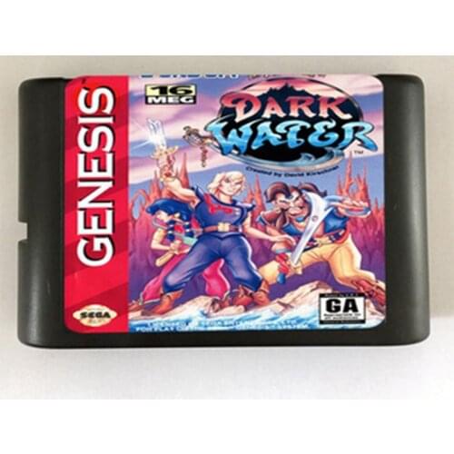 Dark Water Game Cartridge Newest 16 bit Game Card For Sega Mega Drive / Genesis System