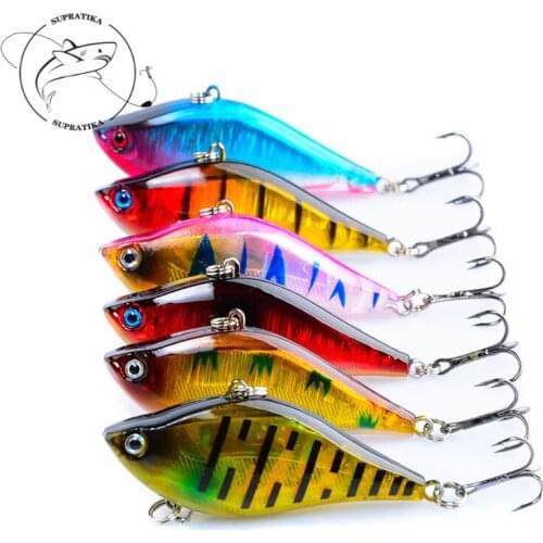 Artificial Sinking VIB13g/6cm High Quality Plastic Fishing Bait 3D Eyes Anti-Corrosion Freshwater Fishing Lure Hard Bait