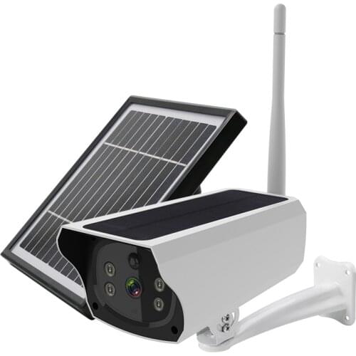 GINCNCN 4G LTE SIM Card Camera Outdoor HD1080P Wireless Solar Power Battery Camera 2MP PIR CCTV Security Surveillance IP Camera