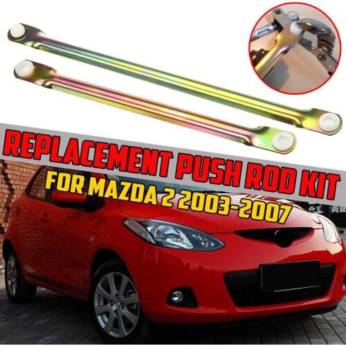 2pcs Wipex Kit No73 Wiper Motor Linkage Push Rod Set Wiper motor connecting Rod For MAZDA 2 2003-2007