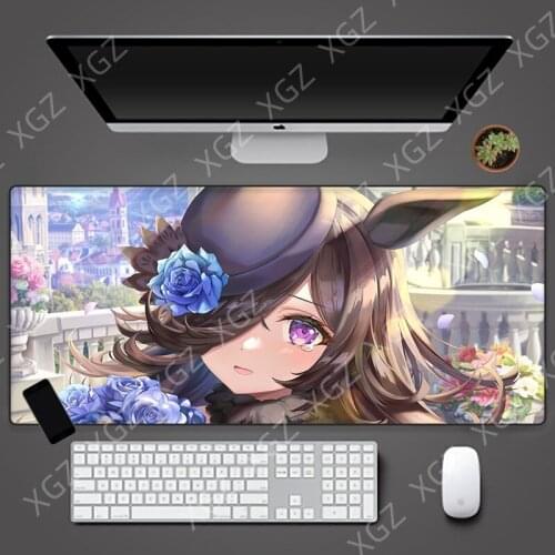 Yuzuoan XL Cartoon Morty Mouse Pad Computer Mouse Tapis De Souris Is Suitable for Gamers Office Computer Rick Desk Mat Carpet