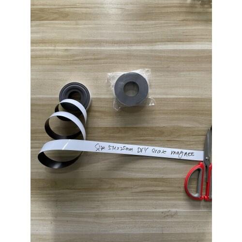 8M*25mm Dry erasable Magnetic tape,Sticker Labels for Warehouse Organize Goods Shelves,Tags easy cutting
