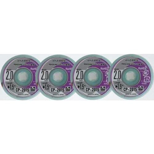 The Newest CP-2015 soldering wire Solder Wick Remover Desoldering Wire Desoldering Braid BGA Soldering Suction wire 10pcs/lot