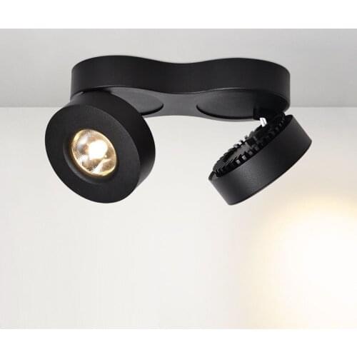 NEW Nordic 12W*2pcs CREE LED Wall Mounted LED Exhibition Hall Aisle Window Adjustable Spotlight Nordic Creative Spotlight