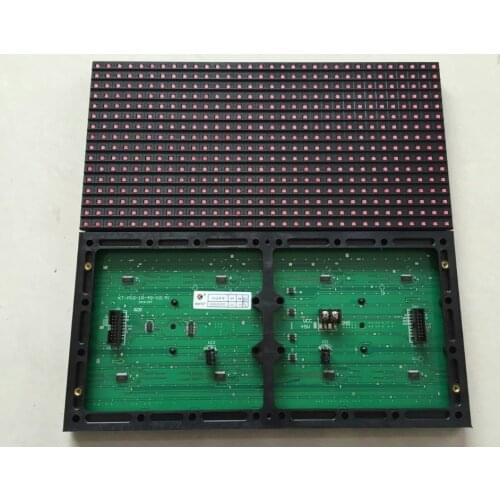 P10 SMD single red color semi-outdoor led display modules replace DIP P10 led modules 320MM*160MM 32*16PIXELS