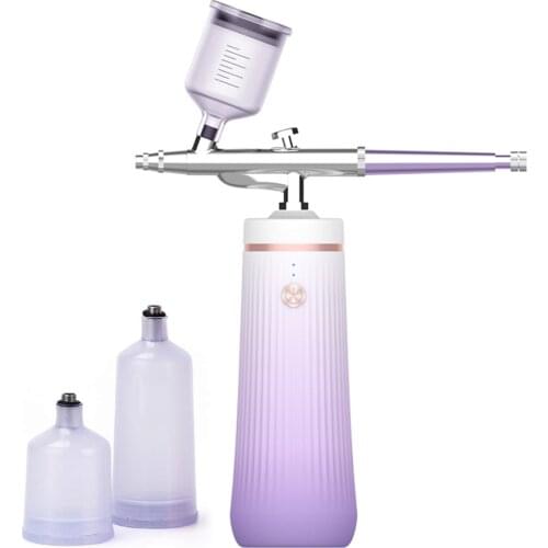 Rechargeable Facial Steamer Sprayer Nano Ionic Facial Steamer Oxygen Injection Sprayer Face Moisturizing SPA Skin Care Machine