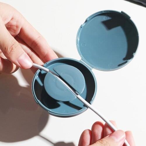 Portable Reusable Cable Clips Charger Cord Roller Organizer Earphone Line Tidy Holder Cable Management Winder