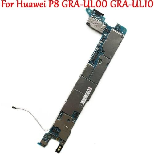Tested Full Work Original Unlock Motherboard For Huawei P8 GRA-UL00 GRA-UL10 Logic Circuit Board Electronic Plate