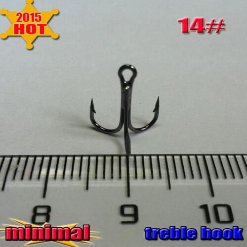 Treble Fishing Hooks Barble Hook Round Bend High Quality 14# 200pcs 1$ off one more purchase high-carbon steel
