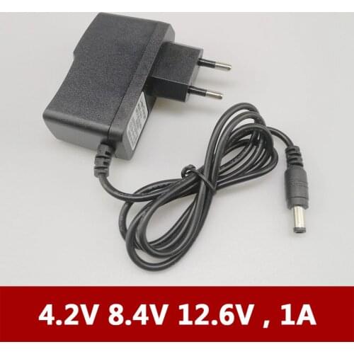 Universal 3.7V 4.2V 7.4V 8.4V 12V 12.6V 1A 18650 Lithium Battery Charger for Electric Toys Tools LED Lights Rechargeable Li-ion