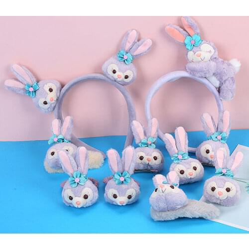 Disney Star Delu Hair Rope Female Korean Student Cute and Sweet Cartoon Doll Hair Rope Hairpin Headband Trend