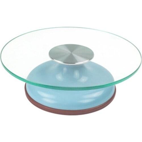 Glass Decorating Turntable Rotating Cake Baking Mold Tool Decorating Table 12 Inch Cake Turntable-ABUX