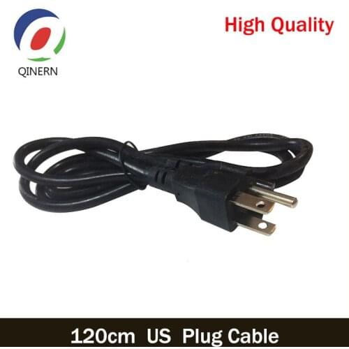 1.2m 120cm US Plug Cable Charging Line Computer Cables & Connectors AC Laptop Adapter Power Cord Cable Charging Line