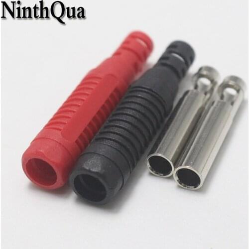 1pcs 4mm inline Female banana socket solder connection self-assembly extension lead connector