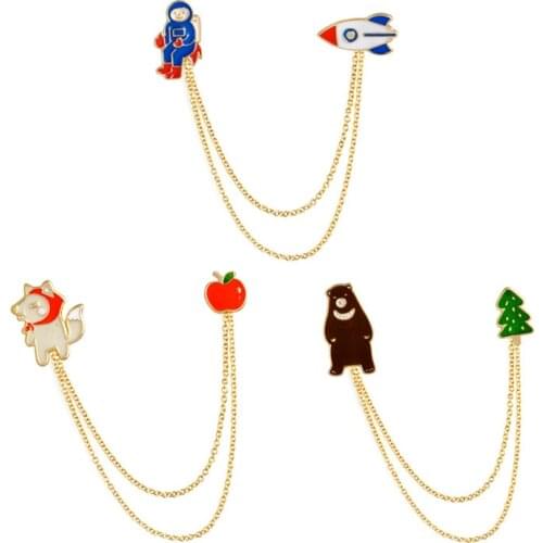 1pcs Cartoon Icon Kawaii Icons Metal Pin On Badges Brooches Enamel Backpack Cloth Decoration Badges For Jeans