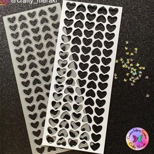 2021 New Arrival Heart Rectangle Metal Cutting Dies Craft Scrapbooking Handmade Knife Mould Blade Punch Stencils Dies Cut Model