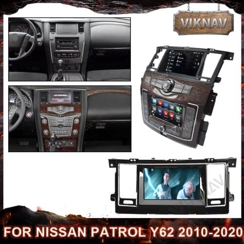 8 inch Wiring connection video provided Auto Radio For Nissan Patrol Y62 car radio 2010-2020 GPS Navigation HD Screen Head Unit
