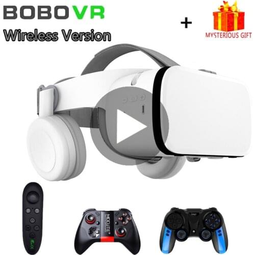 Bobo VR Bobovr Z6 Helmet Bluetooth 3D Glasses Virtual Reality Headset For Smartphone Smart Phone Goggles Viar Lenses Lunette 3 D