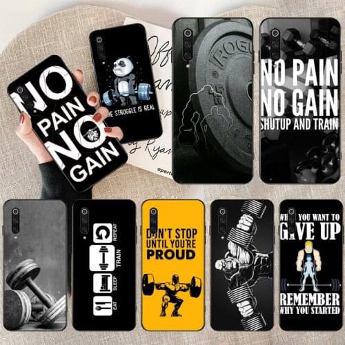 Bodybuilding Gym Fitness Equipment Phone Case for Xiaomi Mi Note 10 Lite Mi 9T Pro xiaomi 10 10 CC9 Pro 9SE