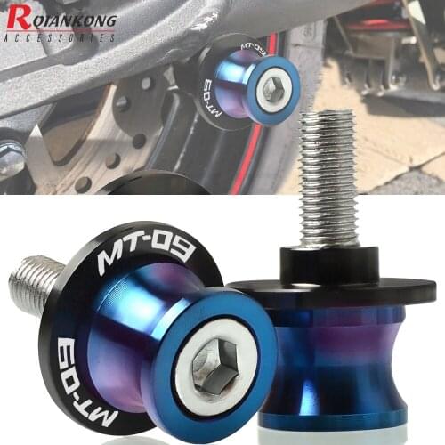 For Yamaha MT03 MT07 MT09 FZ09 MT-10 Motorcycle Swingarm Spool Slider Stand Screws 8mm For BMW S1000XR S1000 R RR 2018 2019 2020