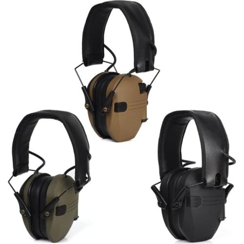 Electronic Shooting Earmuff Ear Protect Anti-noise Impact Ear Protector Defenders for Hunting Shooting Ear Headset Foldable Hea