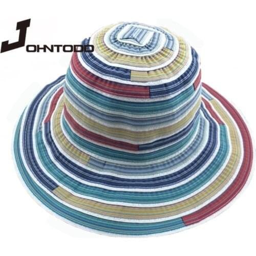 Summer foldable bucket hat unisex ladies outdoor sunscreen cotton fishing hunting hat male basin head with sunscreen hat cap