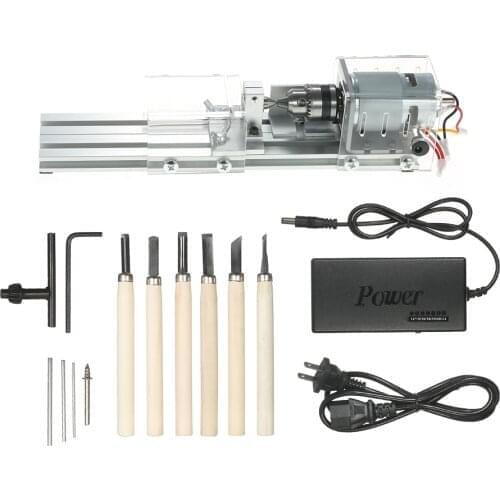 100W Mini Beads Machine Woodworking DIY Lathe Polishing Drill Rotary Tool Woodworking Buddha Pearl Lathe Grinding Polishing Bead