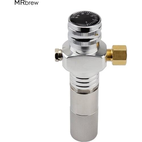 Nitrogen Keg 0-30 PSI Mini Gas Regulator Charger For Homebrew Beer Kegging Soda Coffee Making Tool