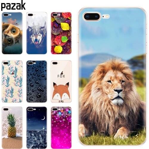 Soft Case For iphone 7 8 plus Case Cover Silicone Shell Cover For Apple iPhone X 10 Bag Funda coque etui bumper paiting cartoon