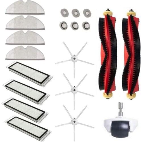 20-Piece Set Is Suitable for Xiaomi Roborock S6 S60 S65 S5 MAX T6 S6 Pure Vacuum Cleaner Accessories