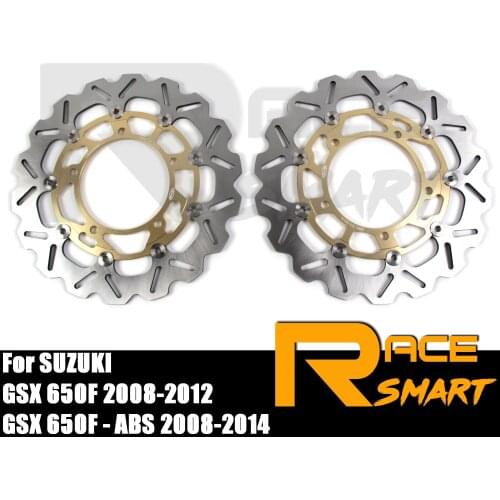 Motorcycle CNC Front Brake Discs Rotors For SUZUKI GSX650F 2008-2012 Brake Disk GSX650 F GSX 650F ABS 2009 2011 2012 2013 2014