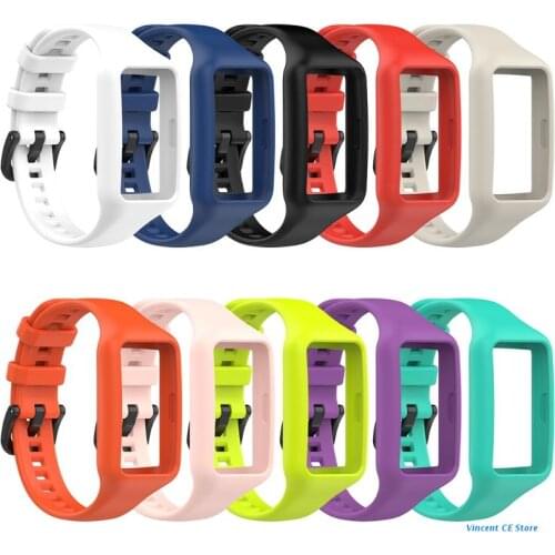 K92F Silicone Bands Compatible with Huawei/Honor Band 6/6 Pro Sports Watch Wrist Straps Loop Bracelet Replacement Sweatproof