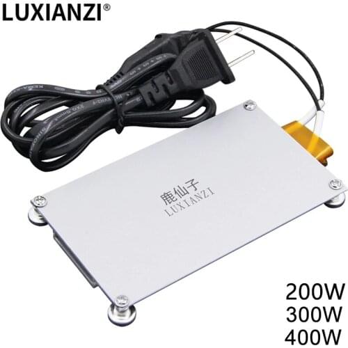LUXIANZI Aluminum Led Remover BGA Desoldering Station PTC Fever Plate Preheating LCD Strip Chip Repair Thermostat Heating Plate