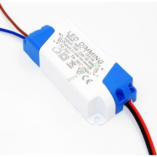 Dimmable 300mA 7-15x1W DC 21V - 53V Led Driver 7W 8W 9W 10W 12W 15W Power Supply AC 110V 220V for Dimmable LED lights