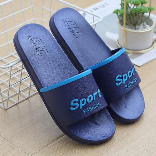 Womens Summer Slippers 2021 New Non-slip Thick Bottom Bathing Soft Bottom Household Bathroom Mens Fashion Shower Shoes Slipper