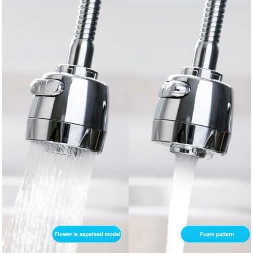 360 Degree Flexible Nozzle Spout Water Saving Kitchen Sink Tap Faucet Extender Bathroom Accessories torneira gourmet
