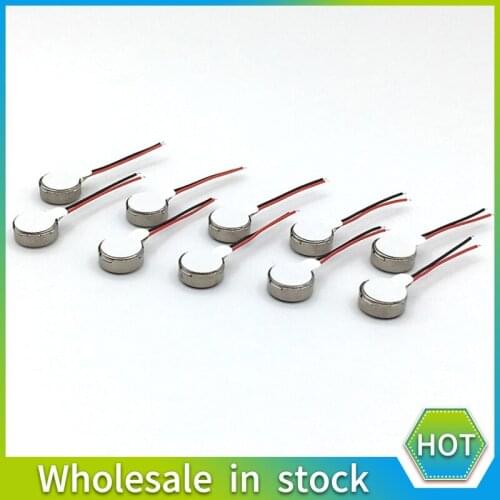 0827 1.5~3V DC Mini Micro Vibration Motor Smartphone Game Electrical Machine Massager Button Type Motherboard Bluetooth Headset
