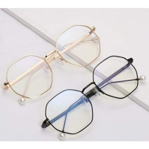 1 PC Retro Metal Anti-Blue Light Glasses Women Men Vintage Ultralight Round Frame Eye Protection Ultra Light Eyeglasses