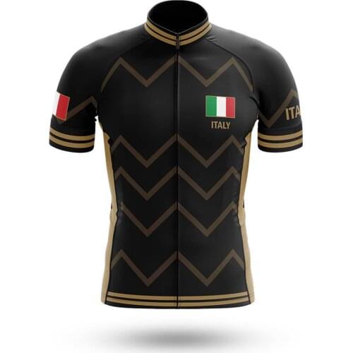 2021 Italy Cycling Jersey Mens MTB Italia Jersey Short Sleeve Outdoor Maillot Qucik Dry Bike Tops