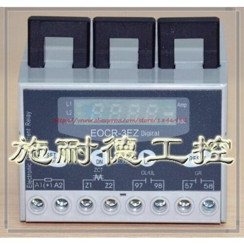 Free shipping Motor protector Electronic digital display over current relay EOCR-3EZ 220V/440V/110V