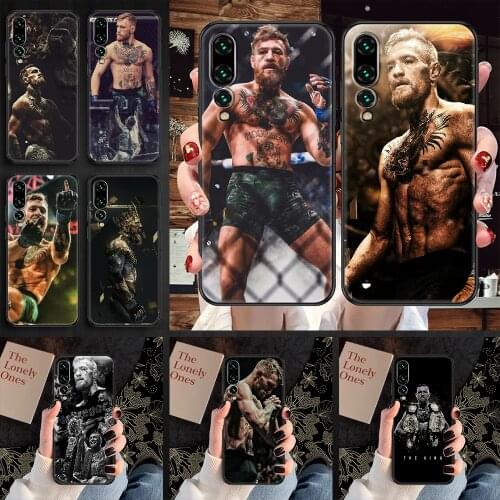Boxing Conor McGregor Phone case For Huawei P Mate P10 P20 P30 P40 10 20 Smart Z Pro Lite 2019 black luxury shell soft hoesjes