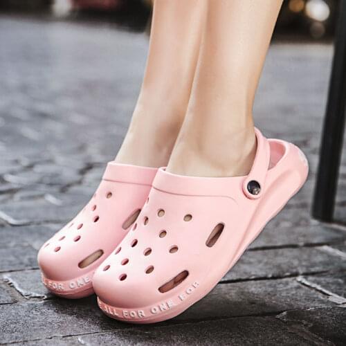Hot Sale Pink Cute Summer Sandals Women Beach Sandals Non Slip Comfortable Lightweight Outdoor Sandals Woman zuecos de mujer