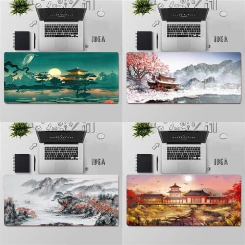 Chinese Style Art Gaming Mouse Pad Large MousePad Gamer Mouse Mat Computer Office XXL Mouse Carpet Keyboard pad Desk Mat