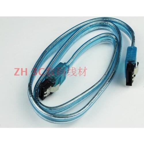 Pure Copper 8-core Shielded Gold-plated SSD Cable 6Gb Sata 3.0 SATA Data Cable Serial Cable 1 Meter