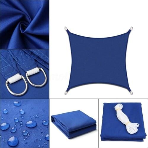Square Awning Sun Shading Net UV Block Sun Shade Sail Perfect for Patio Outdoor Garden